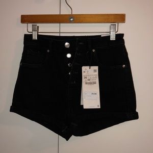 High rise shorts